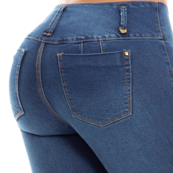 RIF. 100694-D Jeans Push Up modellante